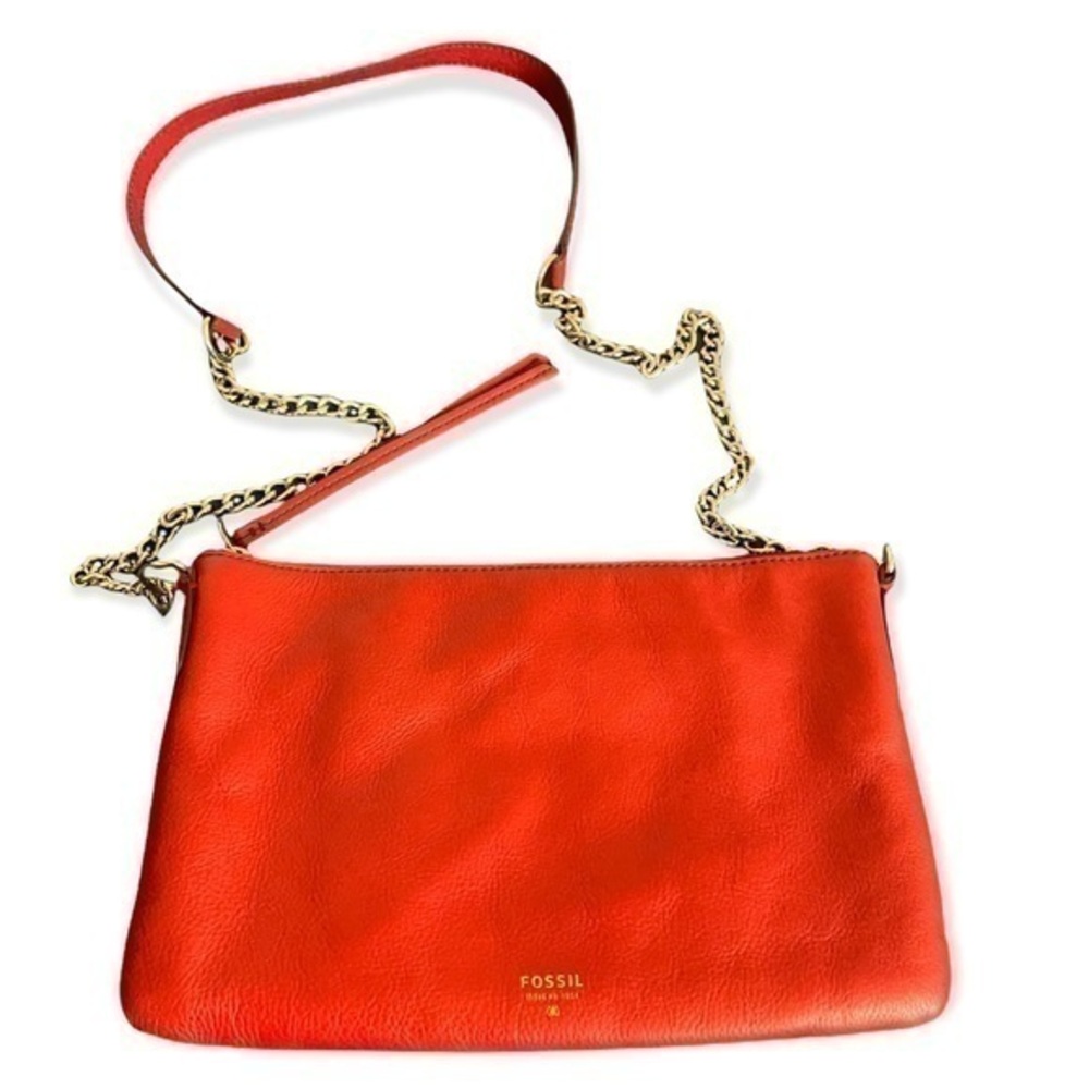 Fossil Leather Crossbody Bag